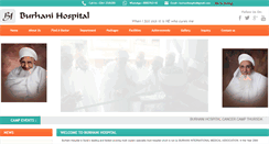 Desktop Screenshot of burhanihospital.com